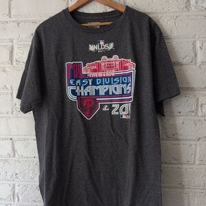 MLB Philadelphia Phillies East Division Champions Gray Graphic Tee